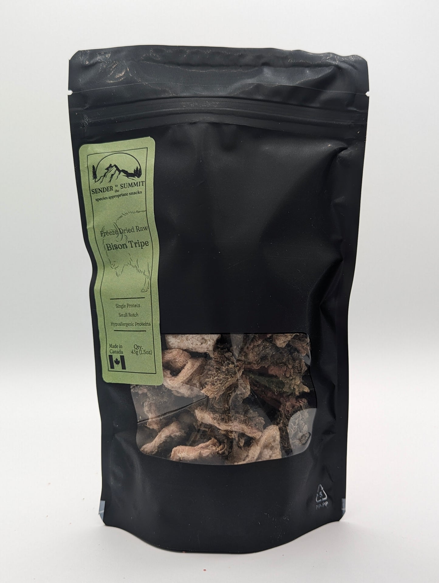 Freeze Dried Green Bison Tripe