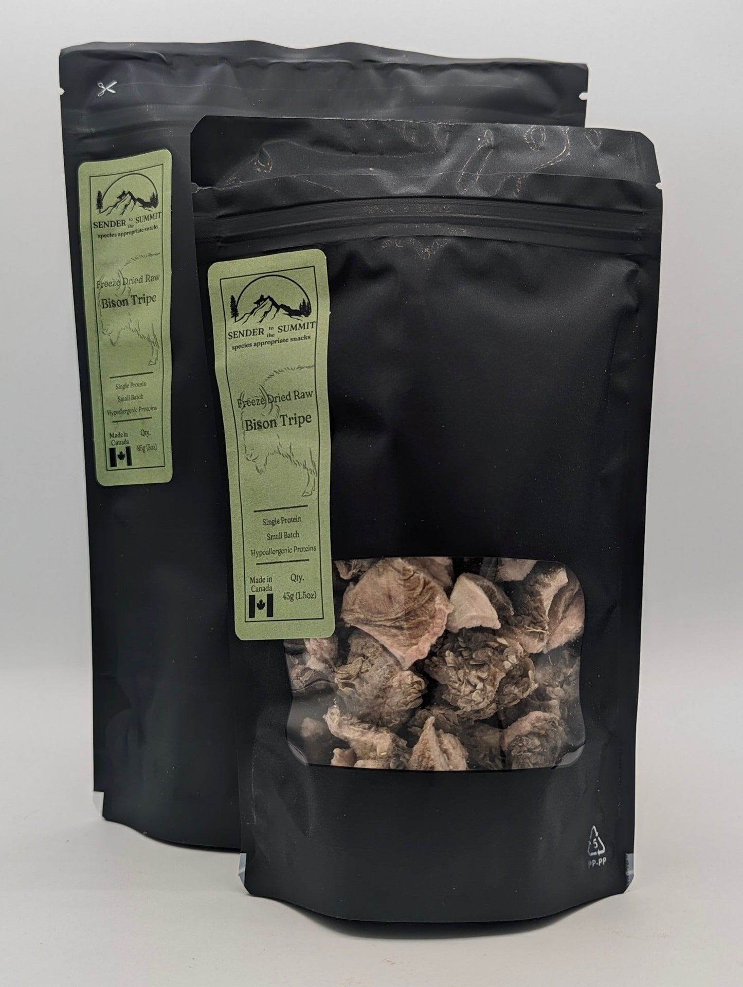 Freeze Dried Green Bison Tripe