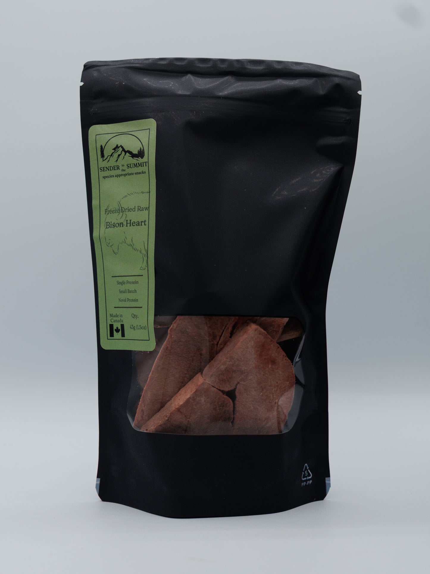 Freeze Dried Bison Heart