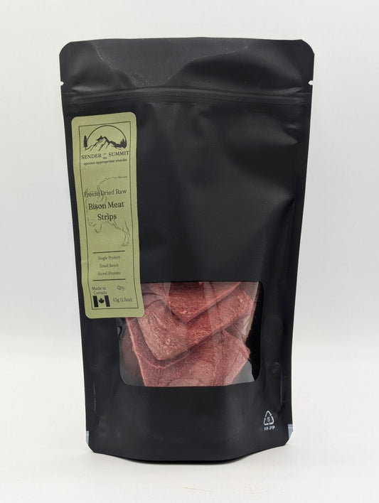 Freeze Dried Bison Meat Strips