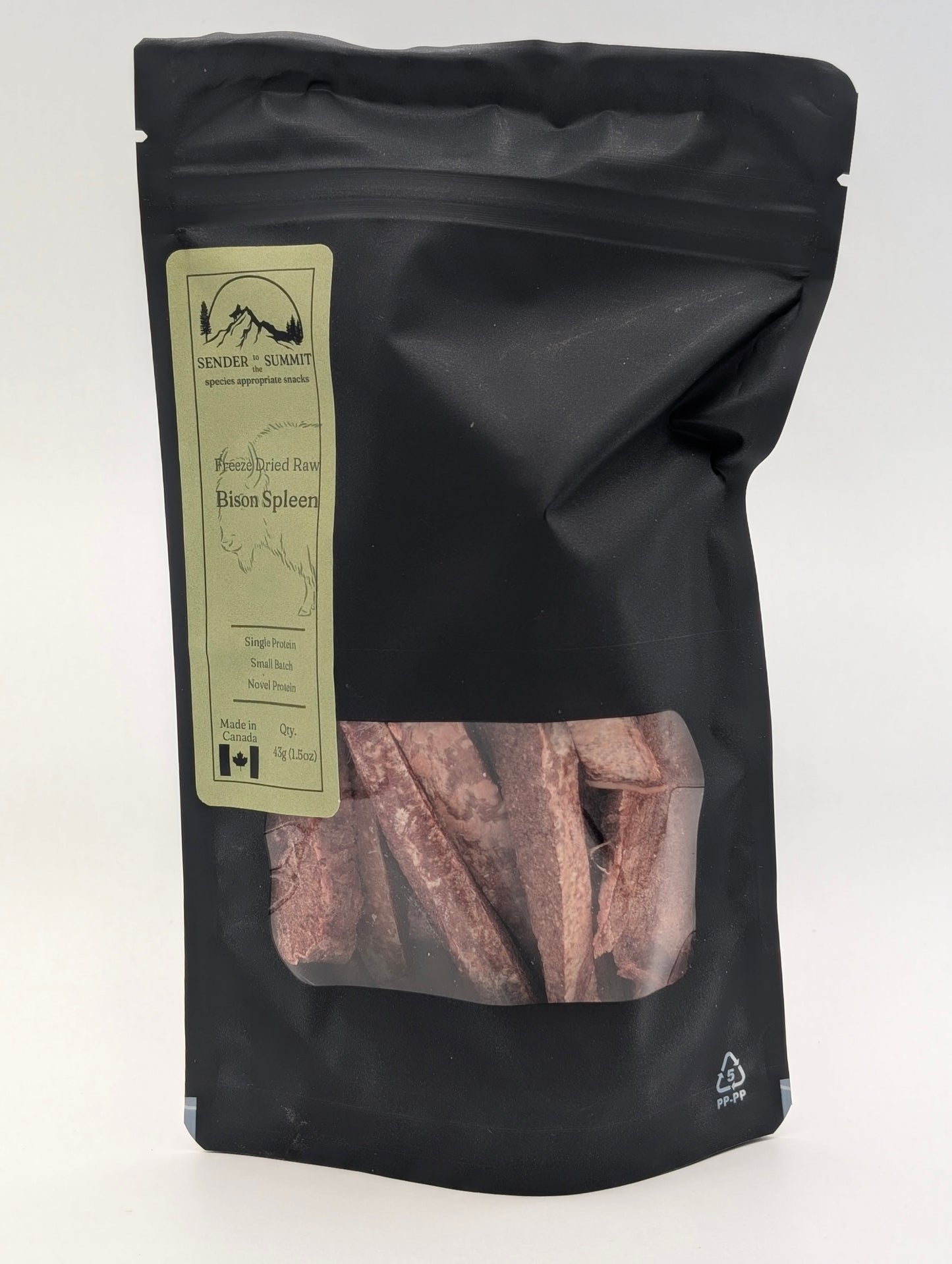 Freeze Dried Bison Spleen