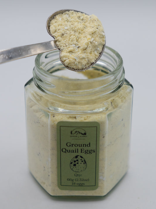 Freeze Dried Ground Quail Eggs