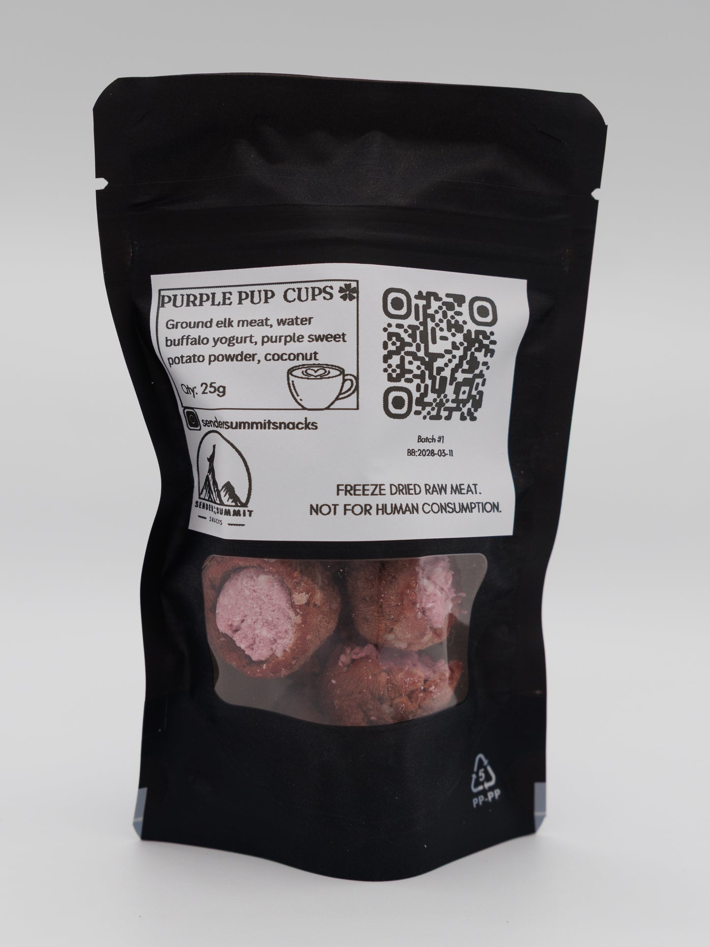 Freeze Dried Purple Pup Cups