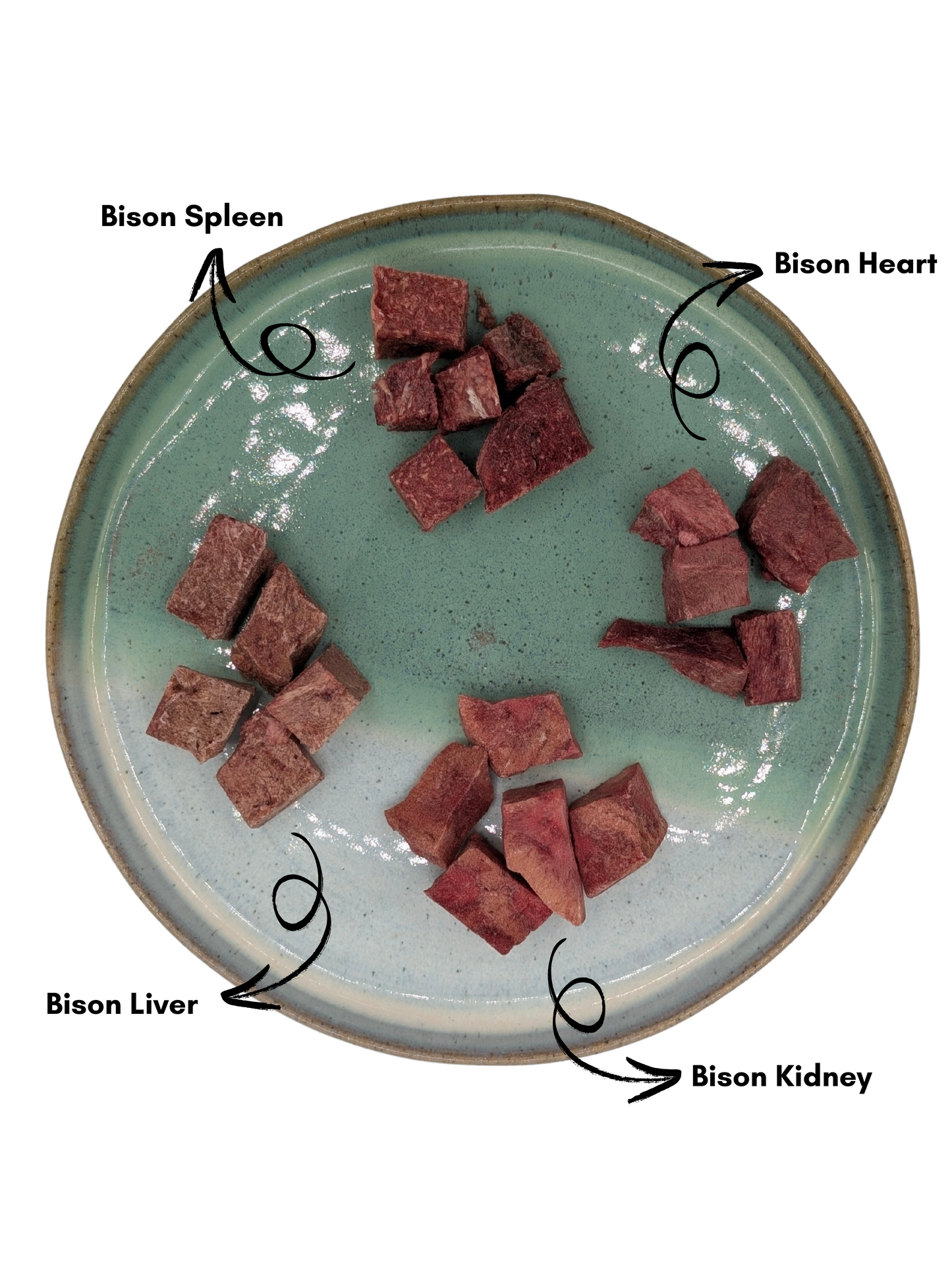 Freeze Dried Bison Organ Mix