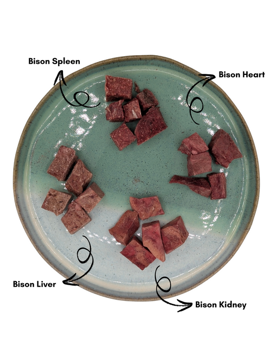Freeze Dried Bison Organ Mix