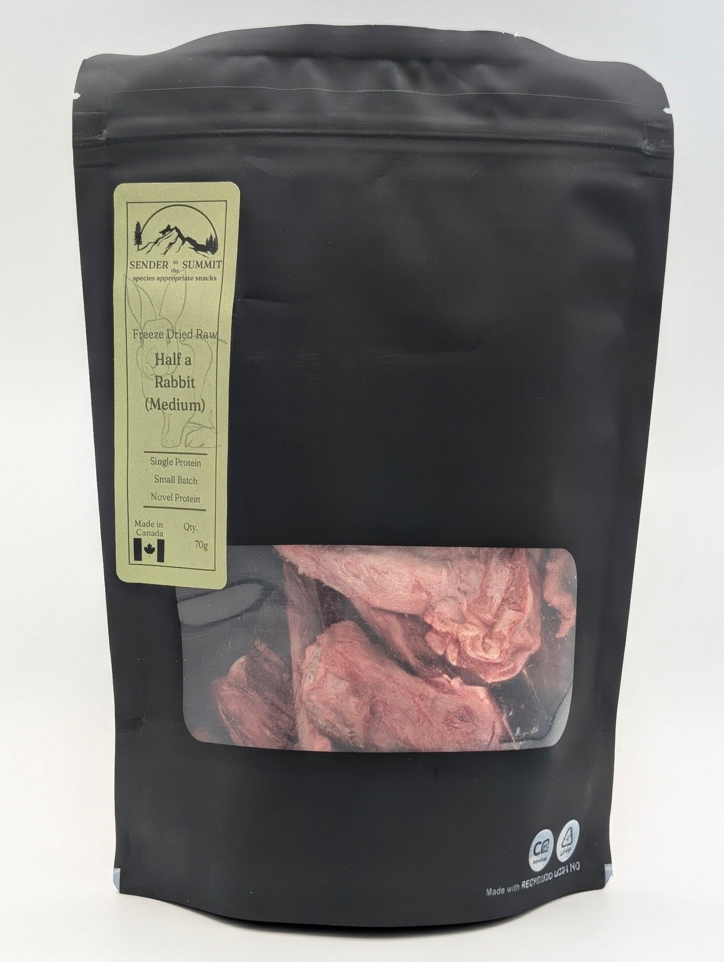 Freeze Dried Half a Rabbit (with skull)