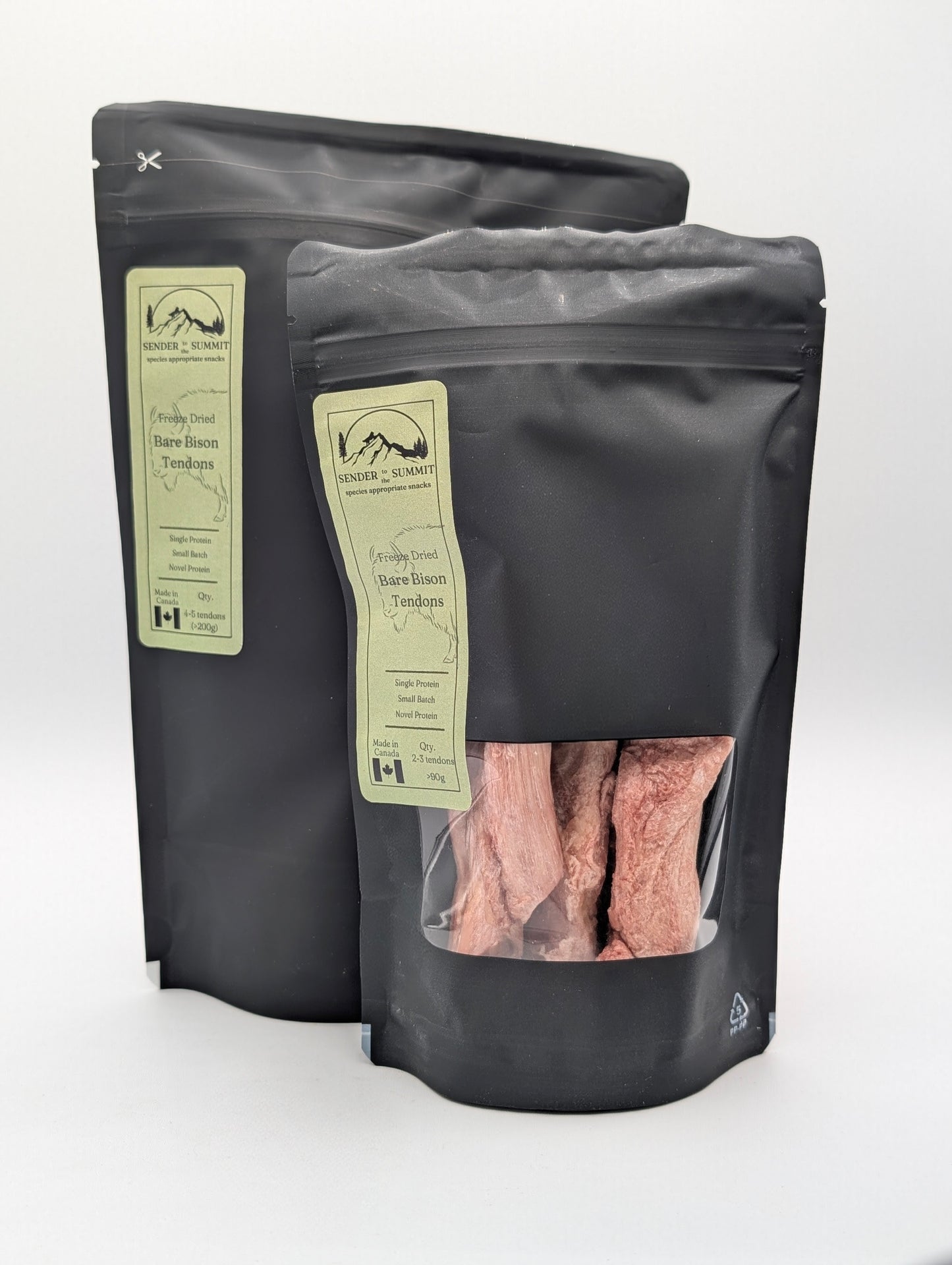 Freeze Dried Bison Tendons (Bare)