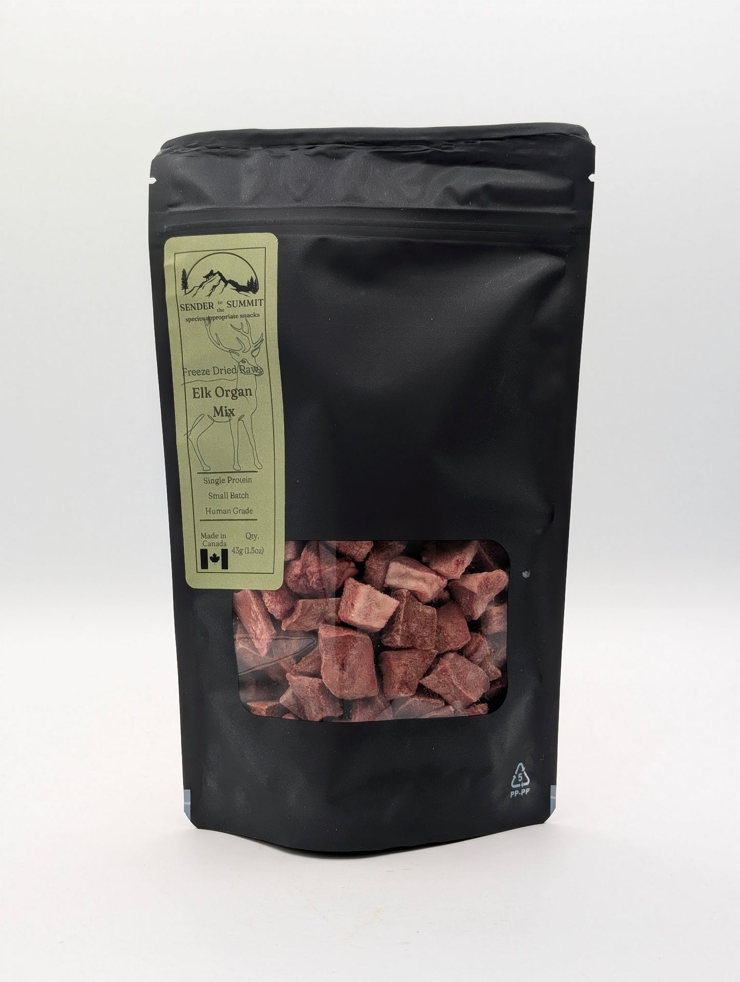 Freeze Dried Elk Organ Mix