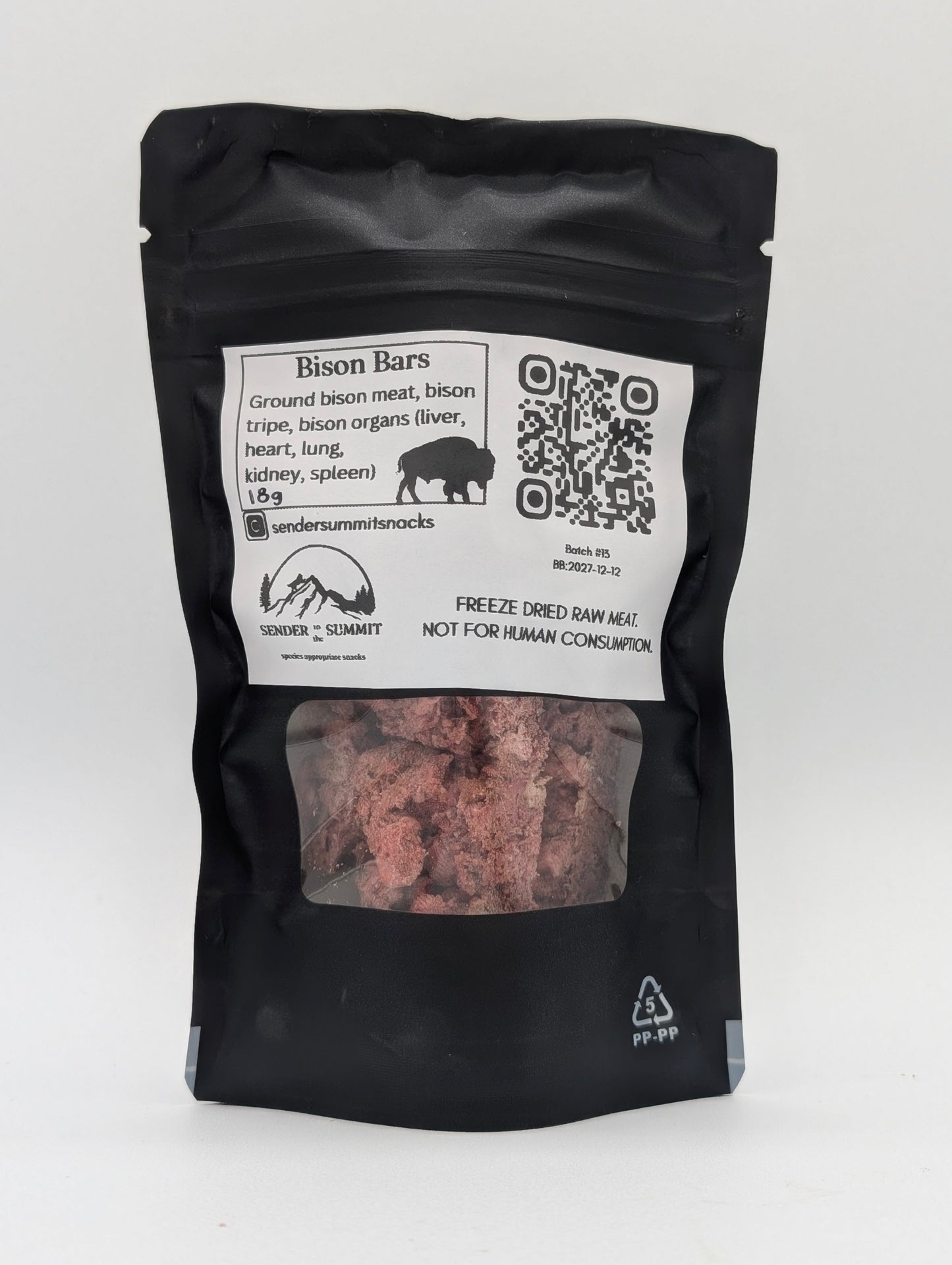 Freeze Dried Bison Bars