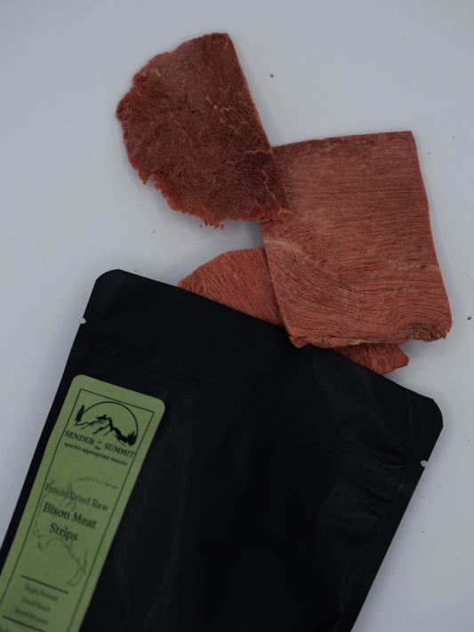 Freeze Dried Bison Meat Strips