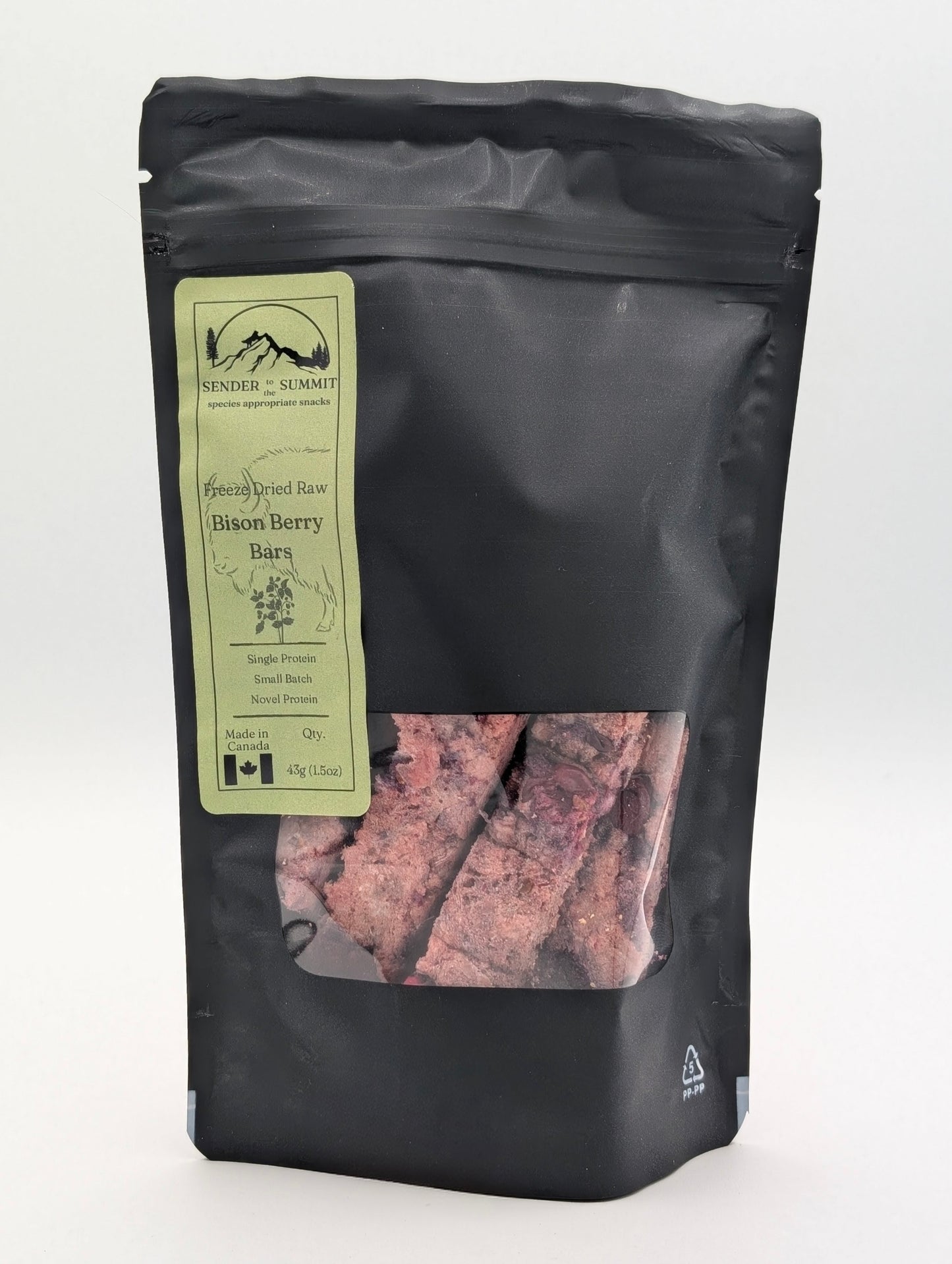 Freeze Dried Bison Berry Bars