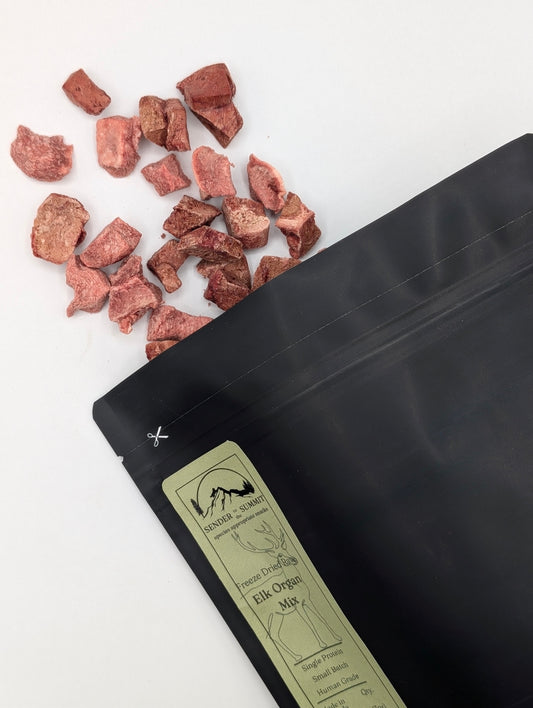 Freeze Dried Elk Organ Mix