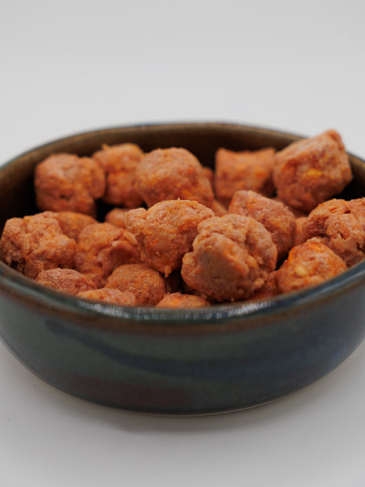 Boulettes de bison lyophilisées