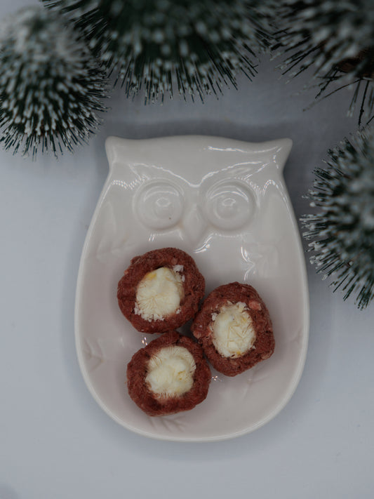 Freeze Dried Eggnog Pupcups