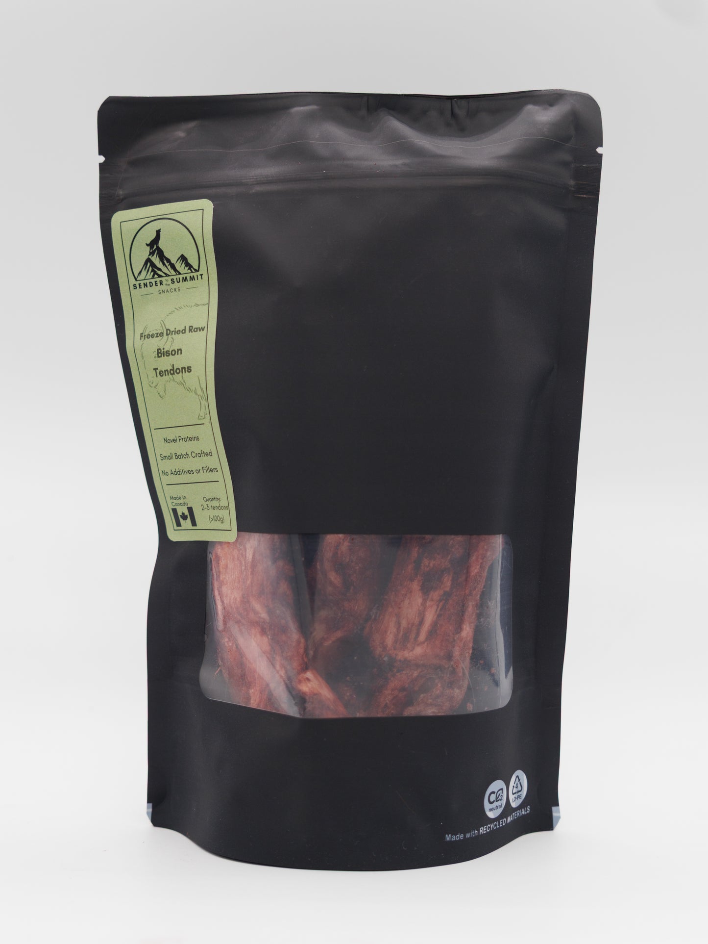 Freeze Dried Bison Tendons