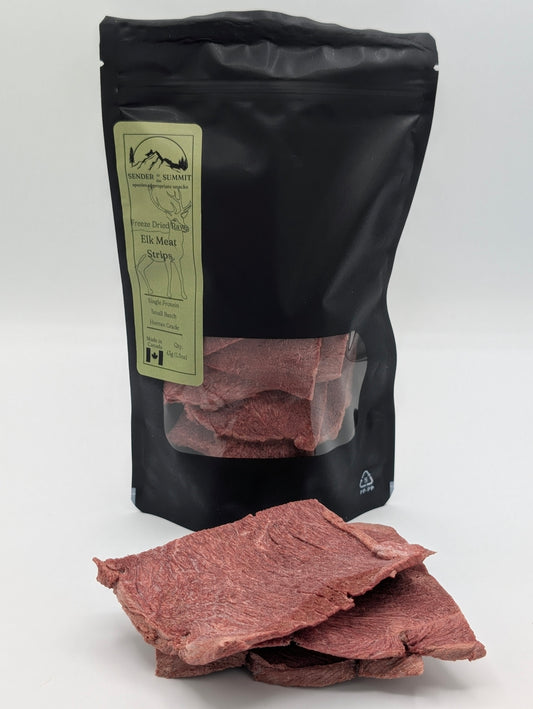 Freeze Dried Elk Meat Strips