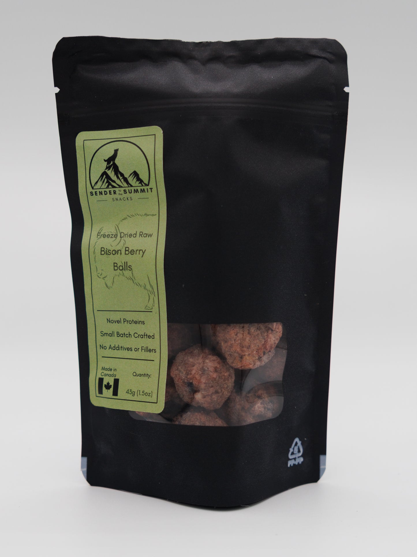 Freeze Dried Bison Berry Balls
