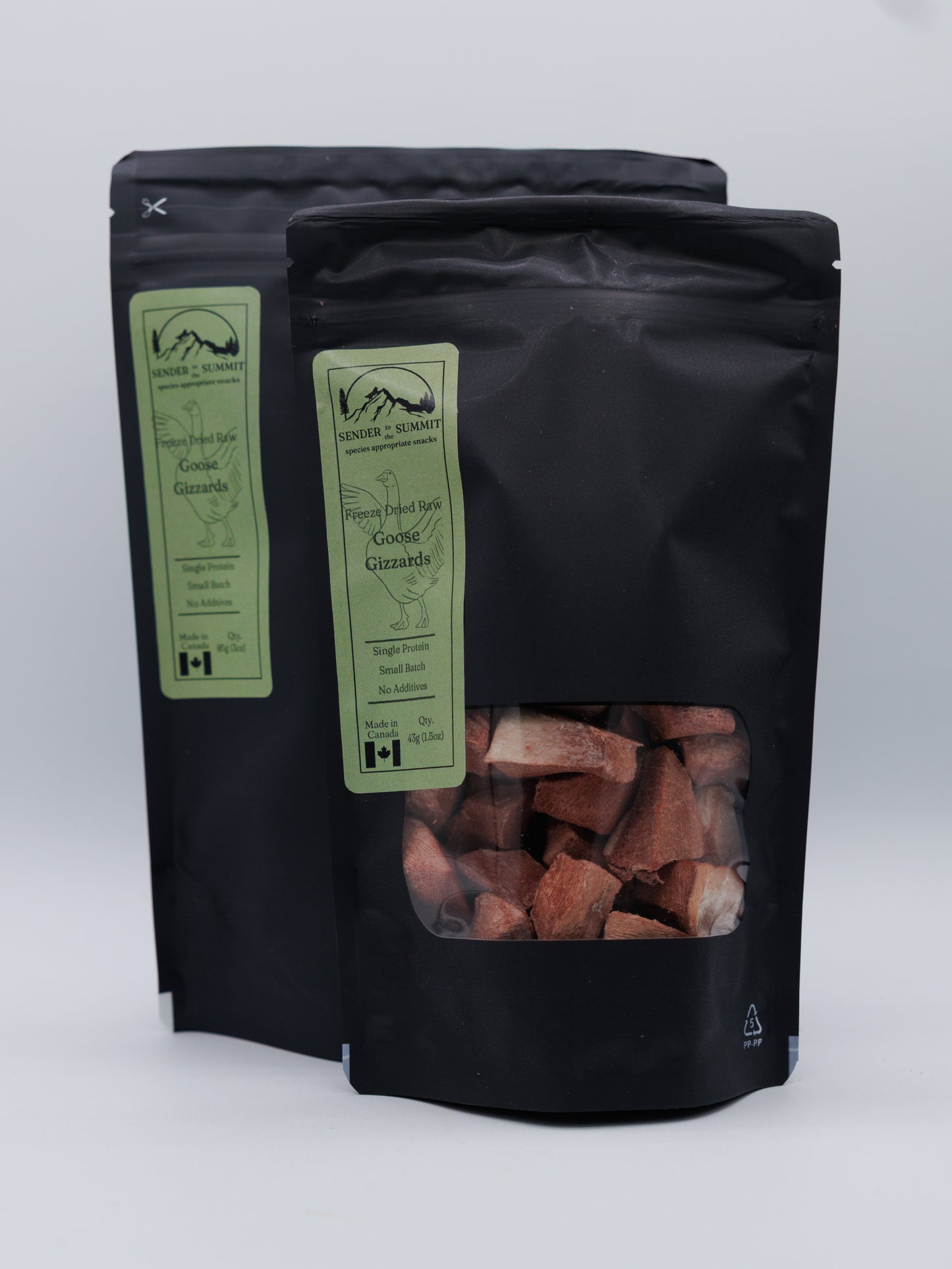 Gésiers d'oie lyophilisés