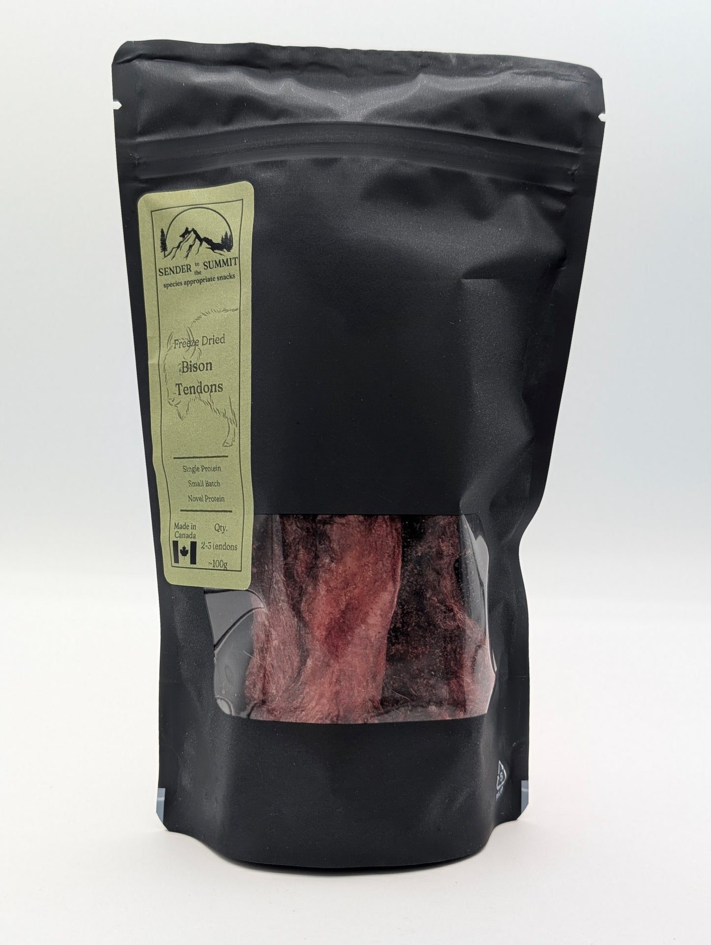 Freeze Dried Bison Tendons