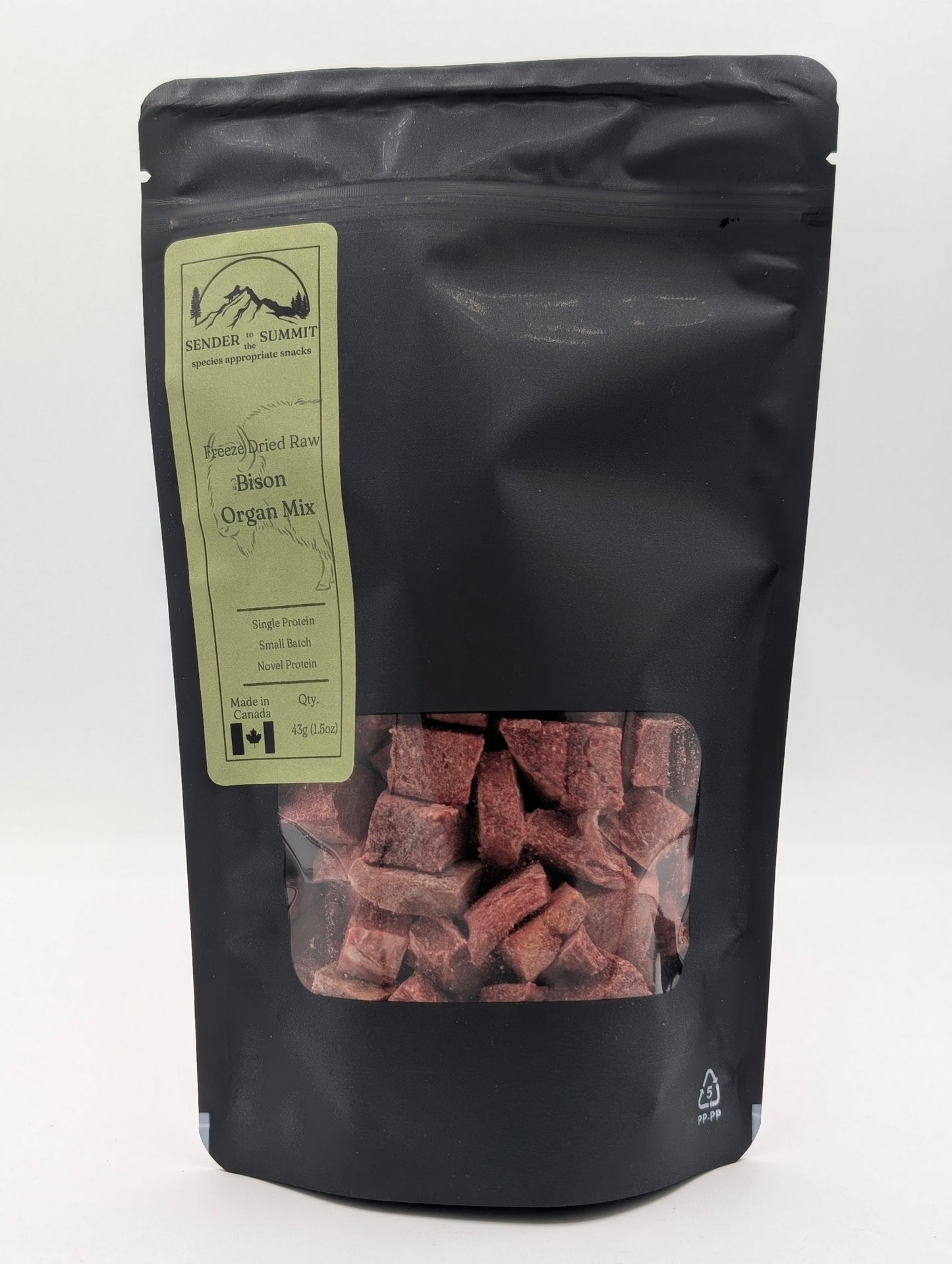 Freeze Dried Bison Organ Mix