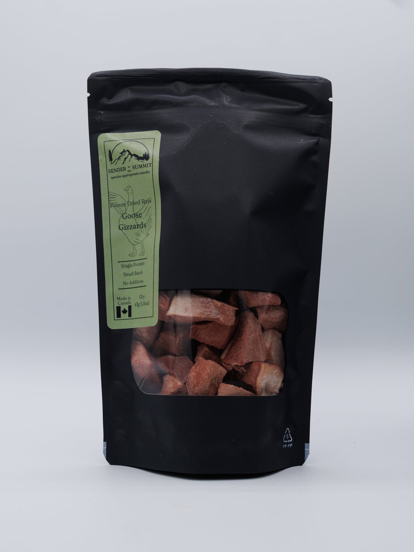 Gésiers d'oie lyophilisés