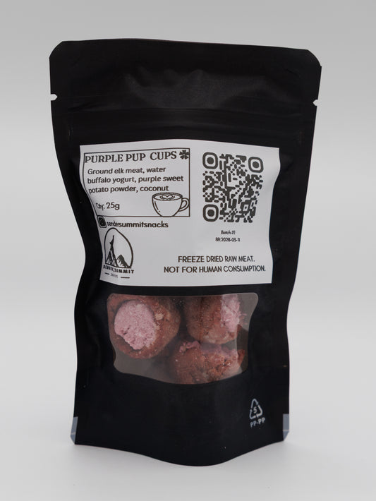 Freeze Dried Purple Pup Cups