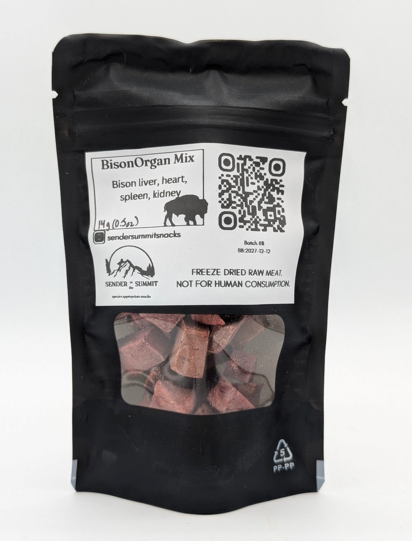 Freeze Dried Bison Organ Mix