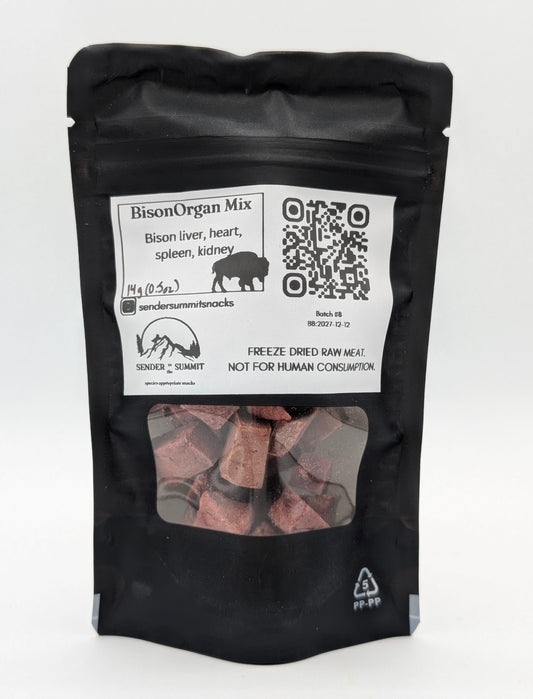 Freeze Dried Bison Organ Mix