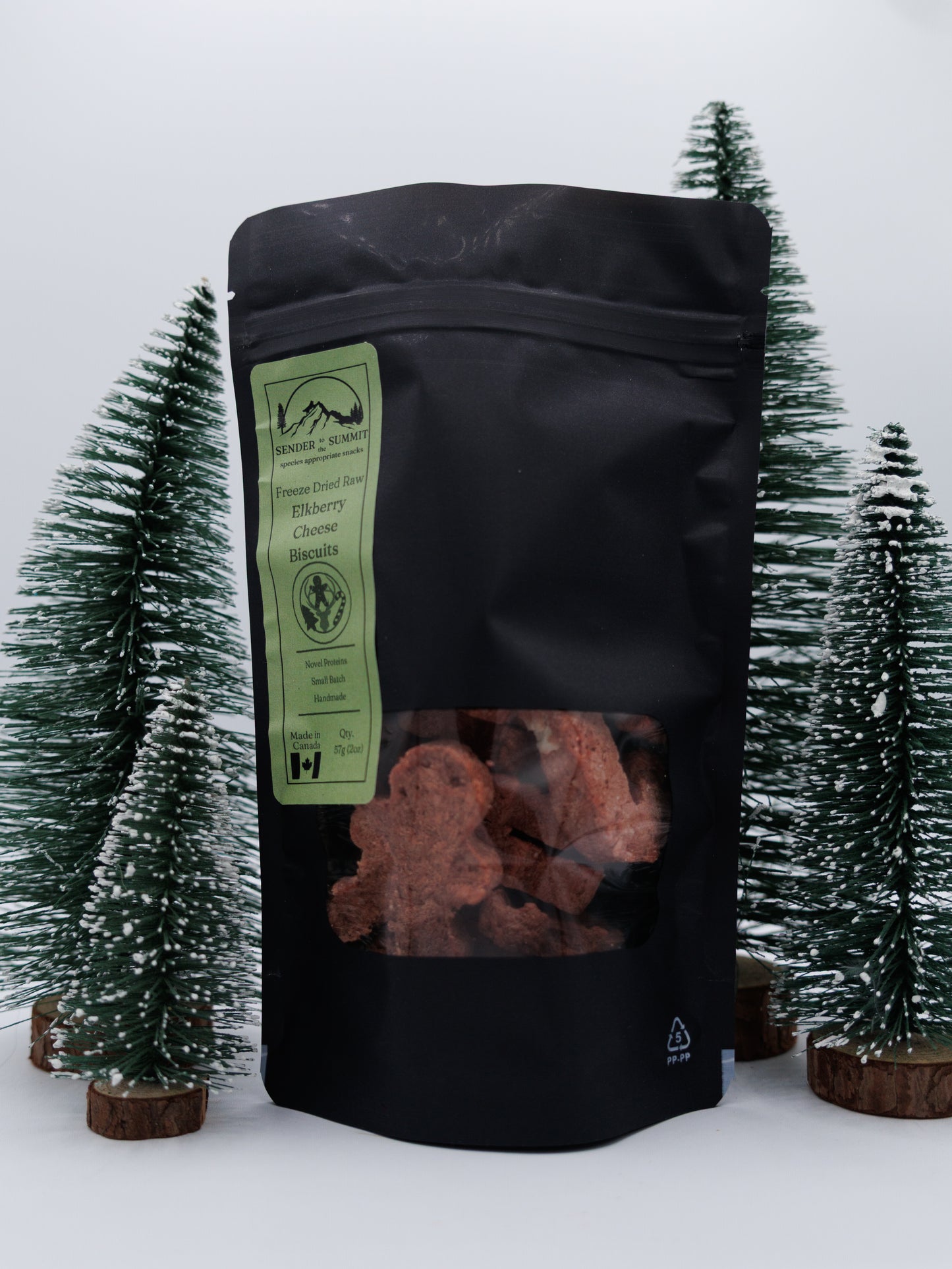 Biscuits au fromage aux baies d'élan lyophilisés