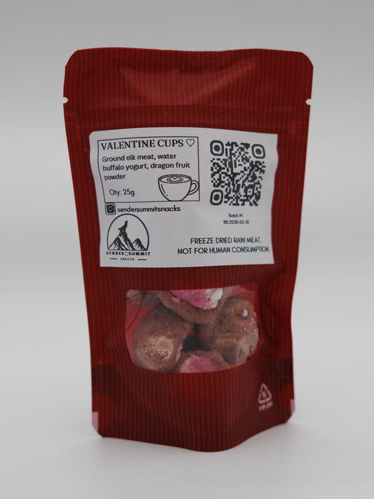 Freeze Dried Valentine Cups