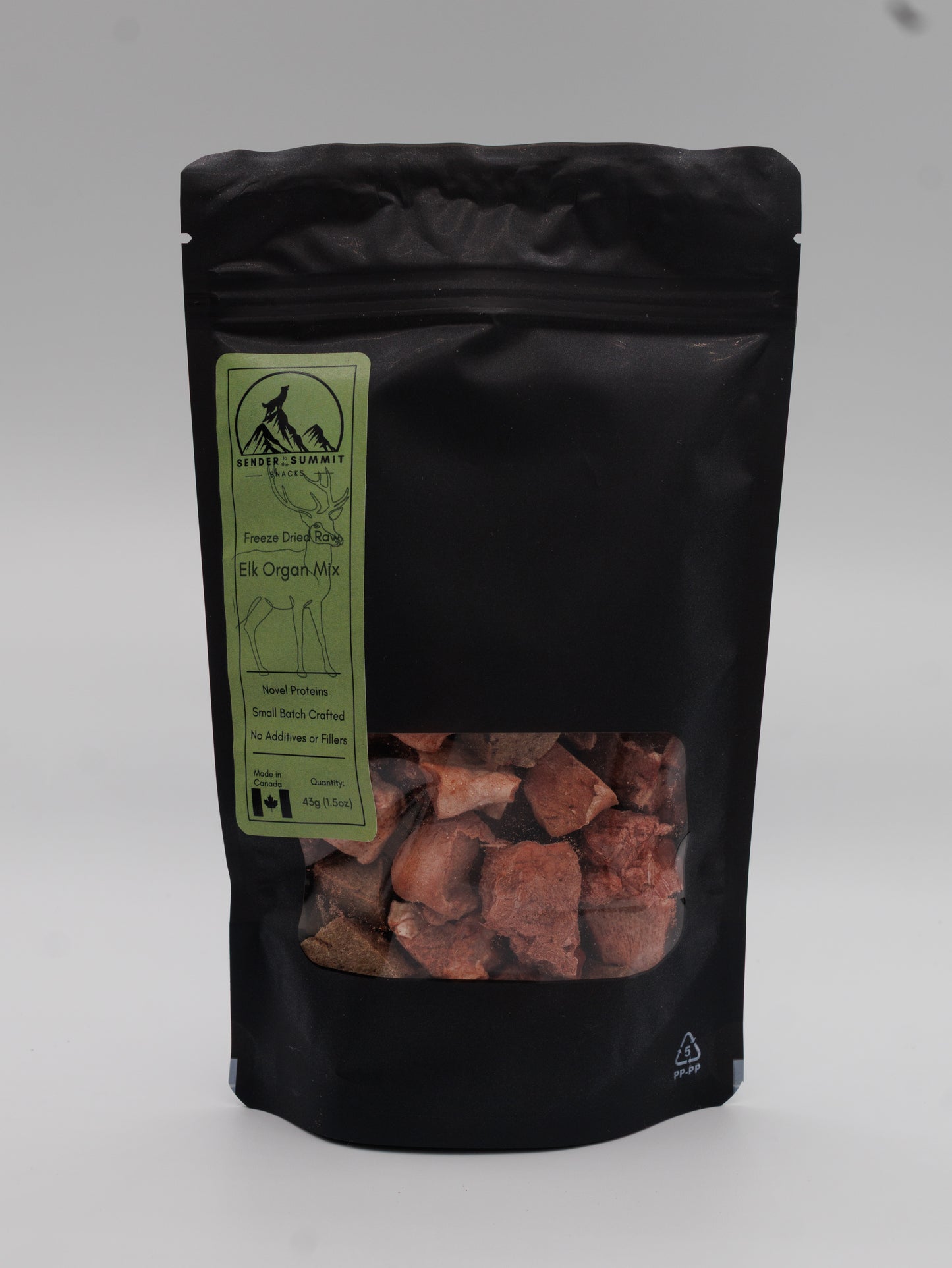 Freeze Dried Elk Organ Mix